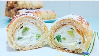 RULOURI CU CREMA SI KIWI  ROLLOS RELLENOS DE CREMA Y KIWI  BUCATARESTE CU RODICA [upl. by Kumar]