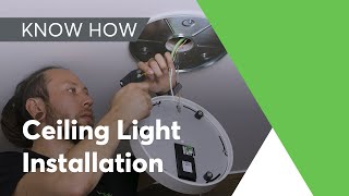 LED Ceiling Light RGBW Tree  Unboxing installing and pairing [upl. by Ivo]