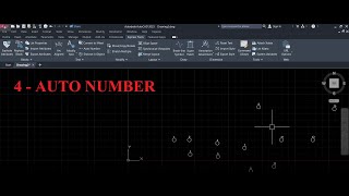 4  EXPRESS TOOLS  AUTO NUMBERING IN AUTOCAD 2023 [upl. by Uah]