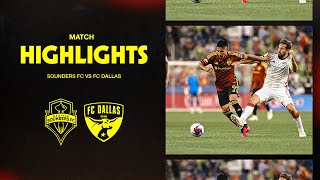 HIGHLIGHTS Seattle Sounders FC vs FC Dallas  July 15 2023 [upl. by Marrissa]