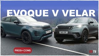 RANGE ROVER EVOQUE vs RANGE ROVER VELAR  WHICH IS BEST [upl. by Adnor]