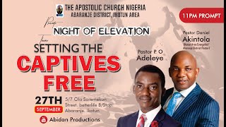 NIGHT OF ELEVATION  SEPTEMBER 2024 EDITION II MINISTERING PST DANIEL AKINTOLA amp PST PAUL ADELEYE [upl. by Asamot]