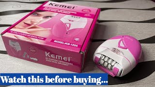 KEMEI RECHARGEABLE WOMEN EPILATOR FROM DARAZPK  LABZ REVIEWS [upl. by Pincas584]