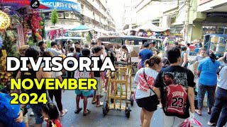 DIVISORIA The Busiest Streets  Street Market  Real Life Actions  Walking Tour Divisoria Manila [upl. by Edlihtam]