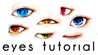 Eye Watercolor Painting Tutorial [upl. by Ursel516]