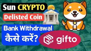 Gifto GFT Coin Bank Withdrawal kaise kare  Baby Dogecoin Update [upl. by Dorothea796]