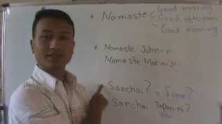 Learn Basic Nepali 1  Greetings 1 [upl. by Adnamas]