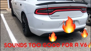 BEST EXHAUST SETUP FOR V6 DODGE CHARGERCHALLENGER FINALLY REVEALED 2023 [upl. by Wolfgram992]