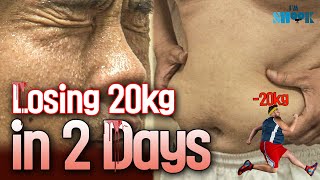 Real Situation 20kg Weight Loss Challenge in Two Days [upl. by Aikemaj592]