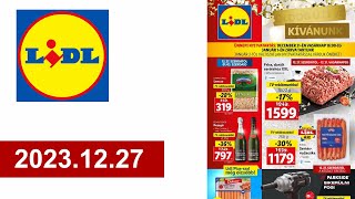 Lidl újság 20231227  akciós újság [upl. by Oidacra64]