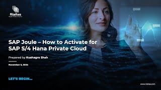 Mastering SAP Business AI Set Up Joule in SAP S4HANA Cloud Private Edition  SAP Webinar [upl. by Dhumma]