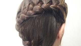 Peinado Trenza en forma de quotSquot [upl. by Retrak]