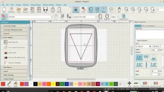 Janome Digitizer Junior v5 0 Wilcom In the Hoop Bunting [upl. by Ayalahs16]