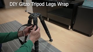 DIY Gitzo Systematic GT4553s Tripod WrapWarmers [upl. by Spark]