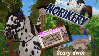 Niesamowite norikery Zwiedzanie Dworu Srebnej Polany starstable [upl. by Hgielrebmik207]