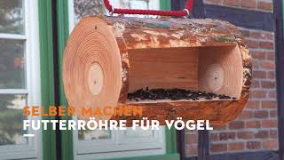 Futterstation für Vögel bauen  DIYAnleitung [upl. by Neirod]