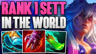 THIS IS HOW THE RANK 1 SETT IN THE WORLD PLAYS  CHALLENGER SETT TOP GAMEPLAY  Patch 1410 S14 [upl. by Karrie]