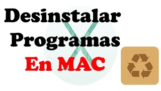 Como Desinstalar completamente un Programa en MAC [upl. by Aydni]