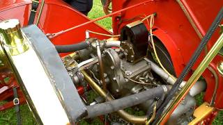 BUICK 1910 UPPOSING TWIN FIRING UP [upl. by Liarret]