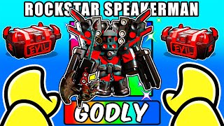 HOW TO UNLOCK ROCKSTAR TITAN SPEAKERMAN in Skibidi Tower Defense [upl. by Fellner]