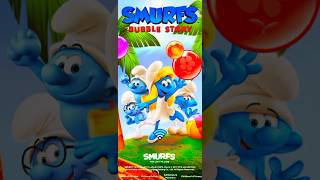 Smurfs Bubble Shooter Story  youtubeshorts games viralvideo gaming shortsfeed RanaSaadi [upl. by Umont724]