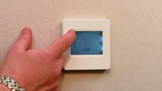 How to program underfloor heating thermostat [upl. by Aisor196]