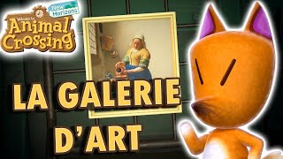 Rencontrer Rounard et Obtenir la Galerie dArt  Animal Crossing New Horizons [upl. by Nytnerb29]