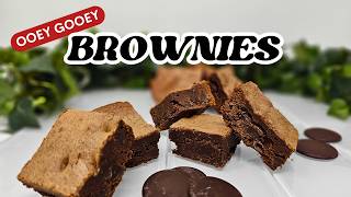 Fudgy Chocolate Chip Brownies  Quick amp Easy Recipe [upl. by Gunas]