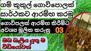 Gam Kukul Palanaya  Poultry ManManagement Sinhala  ගම් කුකුල් පාලනය නිවැරැදි ව ආරම්භ කරමු  සිංහල [upl. by Anyak]