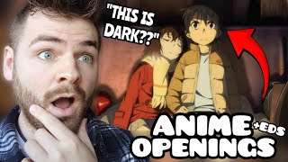 REACTING TO Erased x Wotakoi Love Is Hard for Otaku Openings amp Endings  ANIME REACTION [upl. by Hanover]