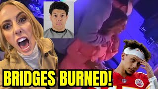 Patrick Mahomes Wife Brittany May Have quotBURNED BRIDGESquot amp CUT TIES with Jackson after KC Incident [upl. by Luhar]