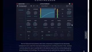 Tracktion Daw Essentials TCompressor [upl. by Ramyaj]