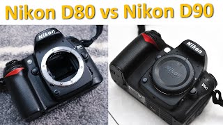 CCD vs CMOS  Test 2  Nikon D80 vs D90 [upl. by Anisamot327]