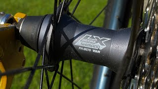 Shimano Deore LX FHM570 rear hub sound [upl. by Bonner]