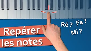 Comment repérer les notes sur le piano  spécial débutants [upl. by Fleisig742]