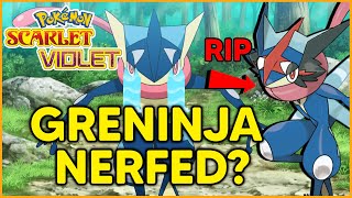 These Greninja changes are INSANE  Pokemon Scarlet amp Violet [upl. by Jenesia931]