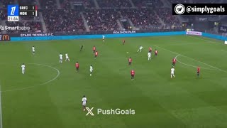 Folarin Balogun Goal Rennes Vs Monaco 12 All Goals Analysis Extended Highlights Result [upl. by Neroled]