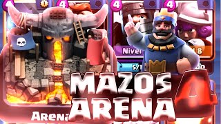 3 MEJORES MAZOS PARA ARENA 6 en Clash Royale [upl. by Three60]