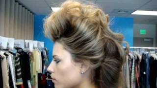 Bouffant Hair for Nordstrom Peabody opening Audrey Bethards Hair and Makeup Inc [upl. by Barimah575]