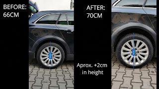 Changing⚠️ tyre size ⚠️from 🔺23545 R18🔺 to 🔺23550 ZR18🔺 on Insignia CT [upl. by Einamrej]