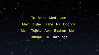 King  Maan Meri Jaan Karaoke Version [upl. by Aneema]