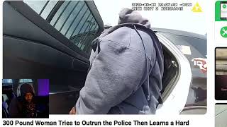 300 Pound Woman Tries to Outrun the Police Then Learns a Hard Lesson Reaction w ​⁠1dondizzy [upl. by Mines]