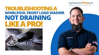 Fix Your Whirlpool Front Load Washing Machine That Wont Drain [upl. by Moishe]