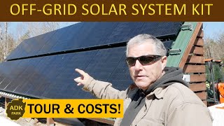 TOUR of our OFFGRID SOLAR POWER System amp What it COST [upl. by Phillip]