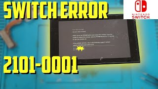 Trying to fix a Nintendo Switch  Error code 21010001 [upl. by Dhiren236]