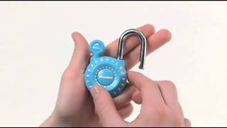 Master Lock Precision Dial SetYourOwnCombination Padlock from 101geo [upl. by Itraa]