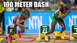 ShaCarri Richardson VS Elaine ThompsonHerah  Womens 100 Meters  2024 Pre Classic Preview [upl. by Richards]