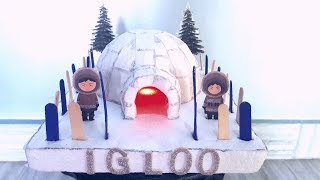 IGLOO model for school competition projectactivity using waste materials [upl. by Alodie161]