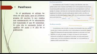 UNIDAD 6 TAREA 2 ANALISIS DEL FORMATO DE LA CITA DE LA NORMA APA [upl. by Sumner]