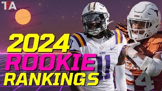 2024 Dynasty Rookie Rankings  Dynasty Fantasy Football [upl. by Child]